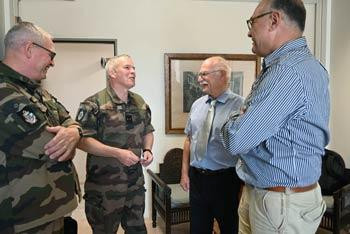 Général Vidal et Colonel Gez Didier